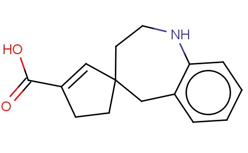 1,2,3,5-TETRAHYDROSPIRO[4H-1-BENZAZEPINE-4,1''-[2]CYCLOPENTENE]-3''-CARBOXYLIC ACID